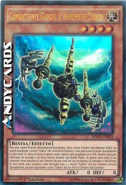 COMBATTENTE GUNDIL IL BEHEMOTH CUBICO