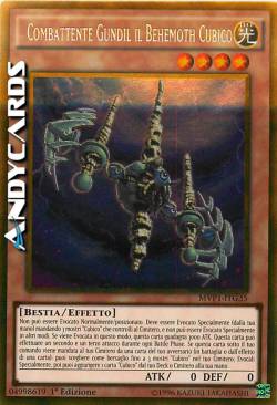 COMBATTENTE GUNDIL IL BEHEMOTH CUBICO