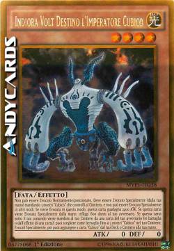 INDIORA VOLT DESTINO L'IMPERATORE CUBICO