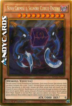 NOVA CREMISI IL SIGNORE CUBICO OSCURO