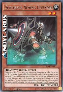 DIFENSORE NEMESI SUBTERRORE