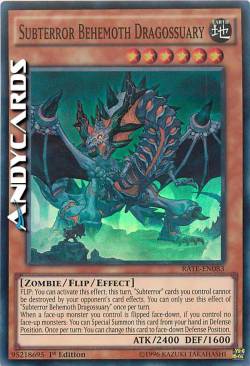 BEHEMOTH SUBTERRORE DRAGOSSARIO