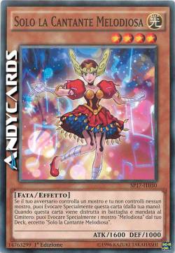 SOLO LA CANTANTE MELODIOSA