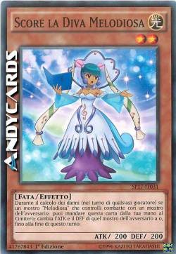 SCORE THE MELODIOUS DIVA