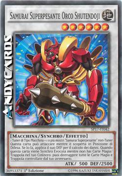 SAMURAI SUPERPESANTE ORCO SHUTENDOJI