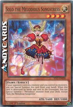 SOLO LA CANTANTE MELODIOSA