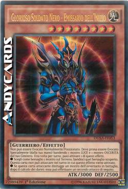 GLORIOSO SOLDATO NERO - EMISSARIO DELL'INIZIO (EX DELL'OSCURO DESIDERIO)