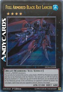 LANCIERE RAGGIO NERO ARMATURA COMPLETA