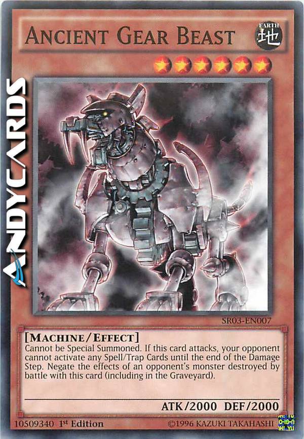ANCIENT GEAR BEAST | AndyCards Srl