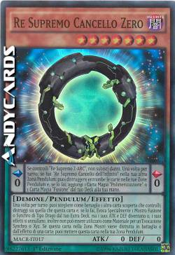 RE SUPREMO CANCELLO ZERO