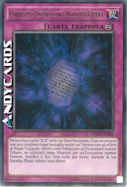 CONTRATTO OSCURO CON L'OSCURITÀ ETERNA