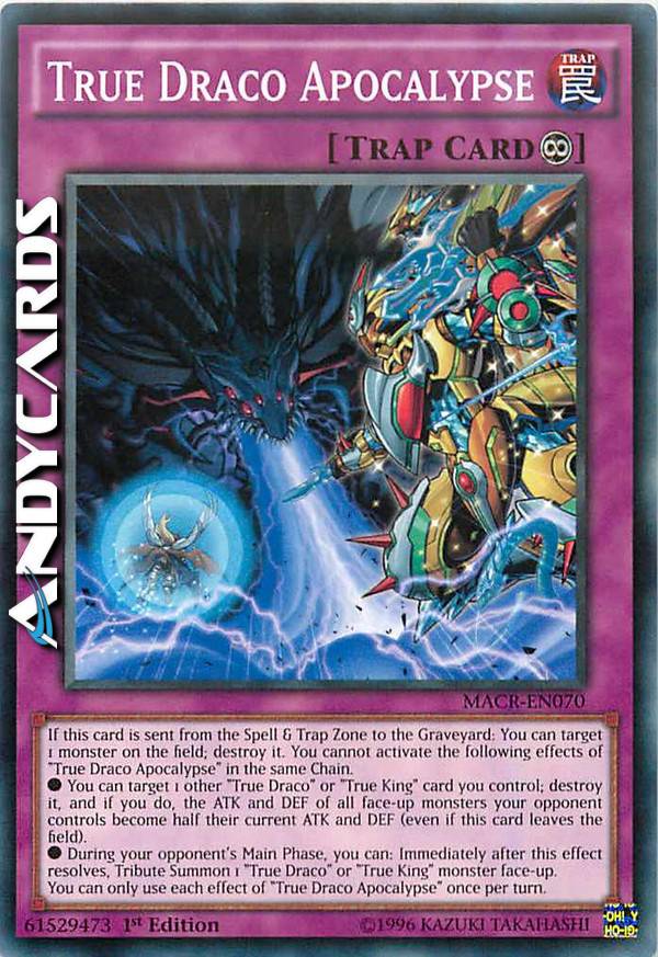 TRUE DRACO APOCALYPSE | AndyCards Srl