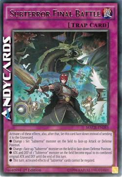 BATTAGLIA FINALE SUBTERRORE