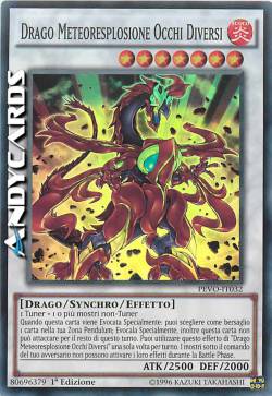 DRAGO METEORESPLOSIONE OCCHI DIVERSI