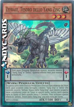 ZEFRAXI, TESORO DELLO YANG ZING