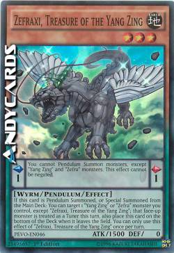 ZEFRAXI, TESORO DELLO YANG ZING