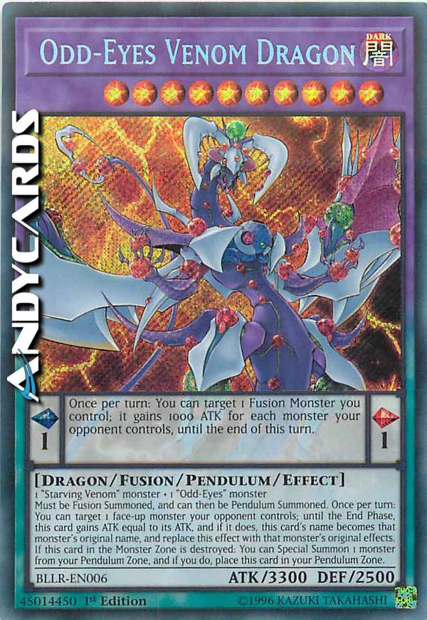 ODD-EYES VENOM DRAGON | AndyCards Srl