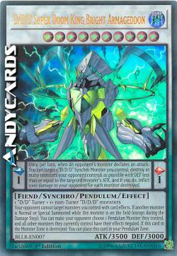 D/D/D ARMAGEDDON BRILLANTE SUPER RE DEL GIUDIZIO