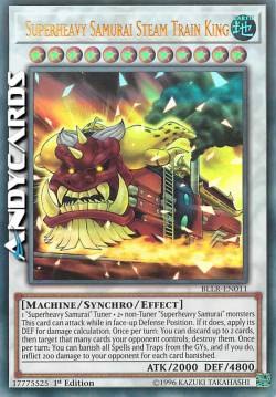 SAMURAI SUPERPESANTE RE TRENO A VAPORE