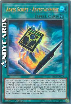 SCENEGGIATURA DELL'ABISSO - ABISSIVERTIMENTO