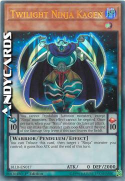 KAGEN NINJA DEL CREPUSCOLO