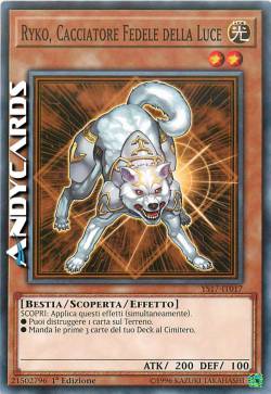 RYKO, CACCIATORE FEDELE DELLA LUCE