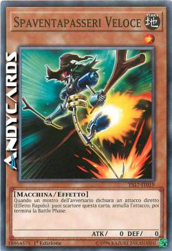 SPAVENTAPASSERI VELOCE