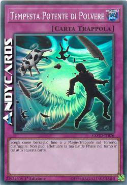 TEMPESTA POTENTE DI POLVERE