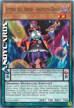 ATTORE DELL'ABISSO - SOSTITUTO DANDY