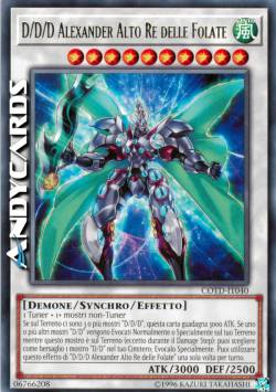 D/D/D ALEXANDER ALTO RE DELLE FOLATE