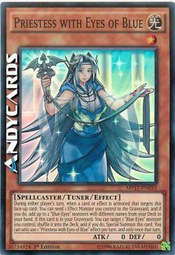 SACERDOTESSA CON GLI OCCHI DI BLU