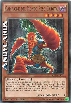 CAMPIONE DEL MONDO PESO CAROTA