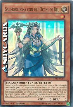 SACERDOTESSA CON GLI OCCHI DI BLU