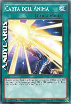 CARTA DELL'ANIMA