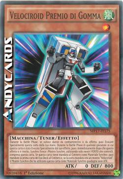 VELOCIROID PREMIO DI GOMMA
