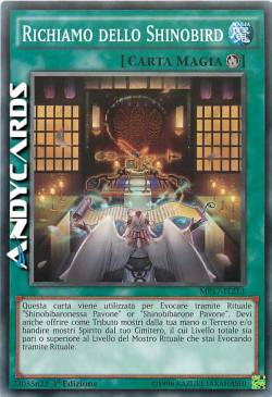 RICHIAMO DELLO SHINOBIRD