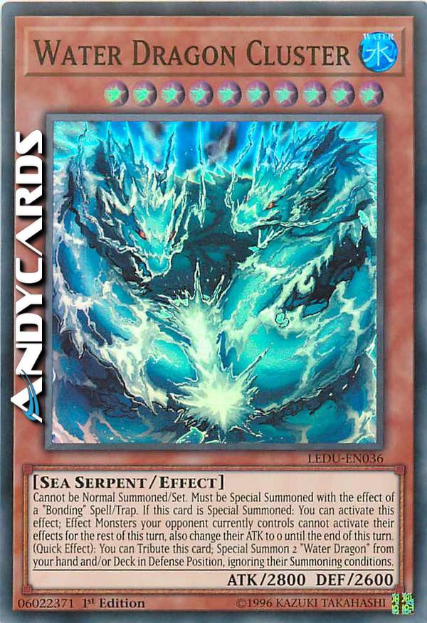 yugioh water dragon cluster deck [DP18-JP036-UR]  Cardingedge An individual card from the Yu card cluster yugioh Yu-Gi-Oh! Water