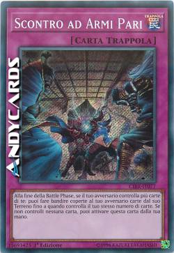 SCONTRO AD ARMI PARI