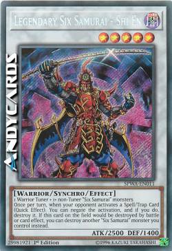 SHI EN - SEI SAMURAI LEGGENDARIO