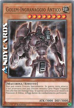 GOLEM-INGRANAGGIO ANTICO