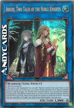 ISOLDE, TWO TALES OF THE NOBLE KNIGHTS