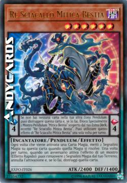 RE SCIACALLO MITICA BESTIA