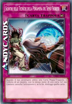 SCONTRO DELLE TECNICHE DELLA PERGAMENA DEL SENSO SEGRETO