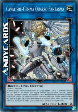 CAVALIERE-GEMMA QUARZO FANTASMA