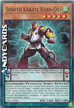 SPIRITO KARATE KURO-OBI
