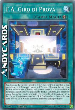 F.A. GIRO DI PROVA
