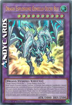 DRAGO ESPLOSIONE GEMELLO OCCHI BLU