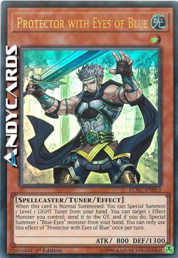 PROTETTORE CON GLI OCCHI DI BLU