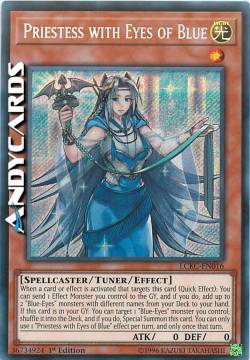 SACERDOTESSA CON GLI OCCHI DI BLU