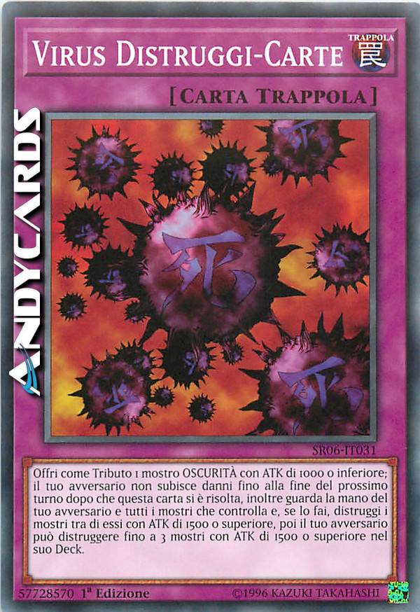 CRUSH CARD VIRUS | AndyCards Srl